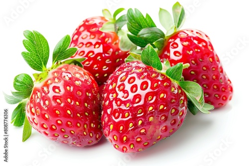 strawberry  ripe strawberry Isolated on white background
