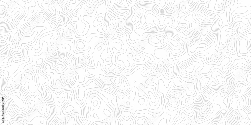 Vector geography landscape Topo contour map on white background, Topographic contour lines. Seamless pattern with lines Topographic map. Geographic mountain relief diagram line wave carve pattern. Vector geography landscape Topo contour map on white background, Topographic contour lines. Seamless pattern with lines Topographic map. Geographic mountain relief diagram line wave carve pattern.