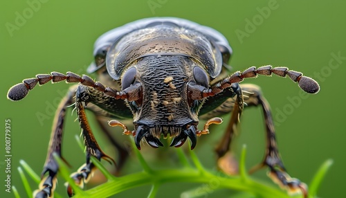 Close-Up of Insect with Detailed Features Beetle