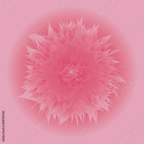 Closeup. big shaggy flower. for design. Dahlia. eps10