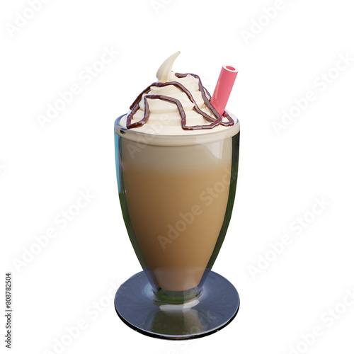 Coffe Drinks 3D Illustration (ID: 808782504)