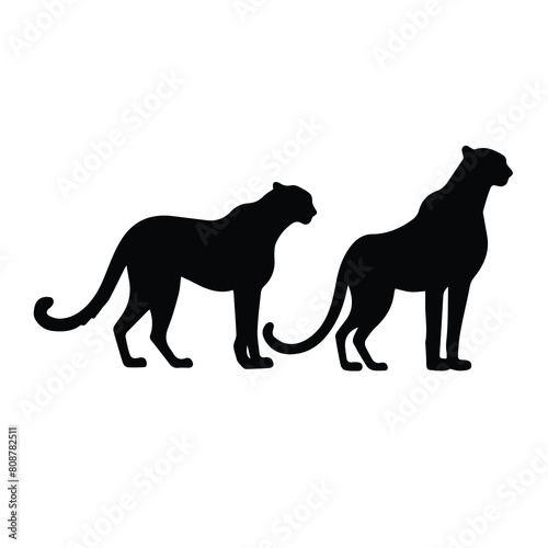 leopard download vector silhouette design logos