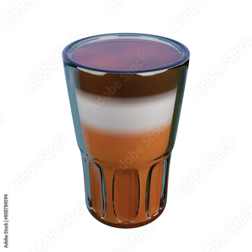 Coffe Drinks 3D Illustration (ID: 808784594)