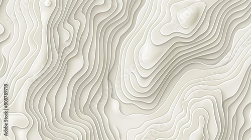 Topographic lines pattern, light gray background, vector illustration, flat design, simple style, high resolution, high quality, high detail, no shadows, no blur