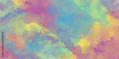 Abstract bright and shinny lovely soft color watercolor background, Modern artistic pattern. Creative artwork. Colorful and bright watercolor background texture with grunge watercolor splashes.