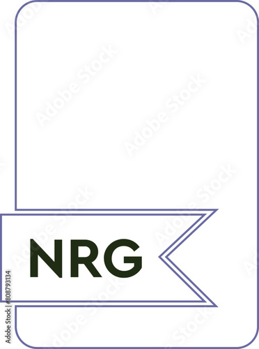 NRG File format icon Minsk outline fill