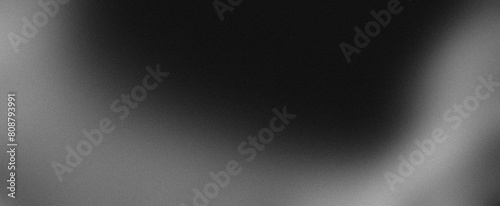 Black gray white noisy texture grainy background abstract banner header poster cover backdrop design.