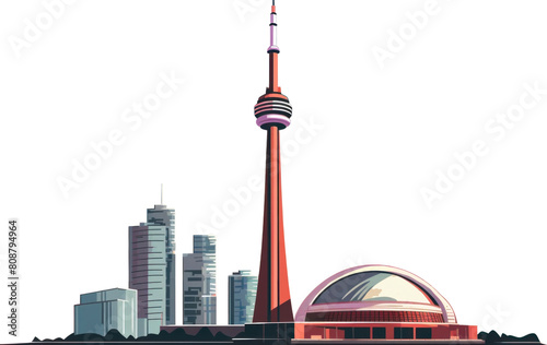PNG CN tower canada architecture building outdoors