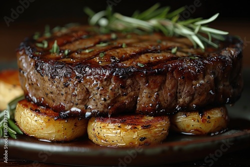 fine dining dish on plate professional advertising food photography