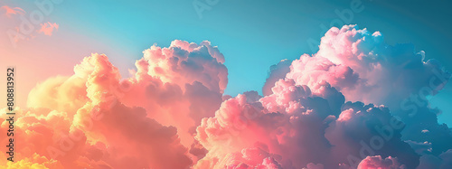 beautiful, modern, gradient background for websites. abstract watercolor, clouds colors blue, pink
