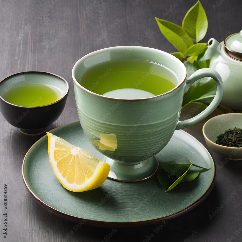 Green tea with mint Green tea with mint