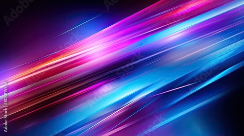 Abstract glowing background with vibrant streaks of light and color