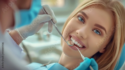 Smiling Patient at Dental Appointment