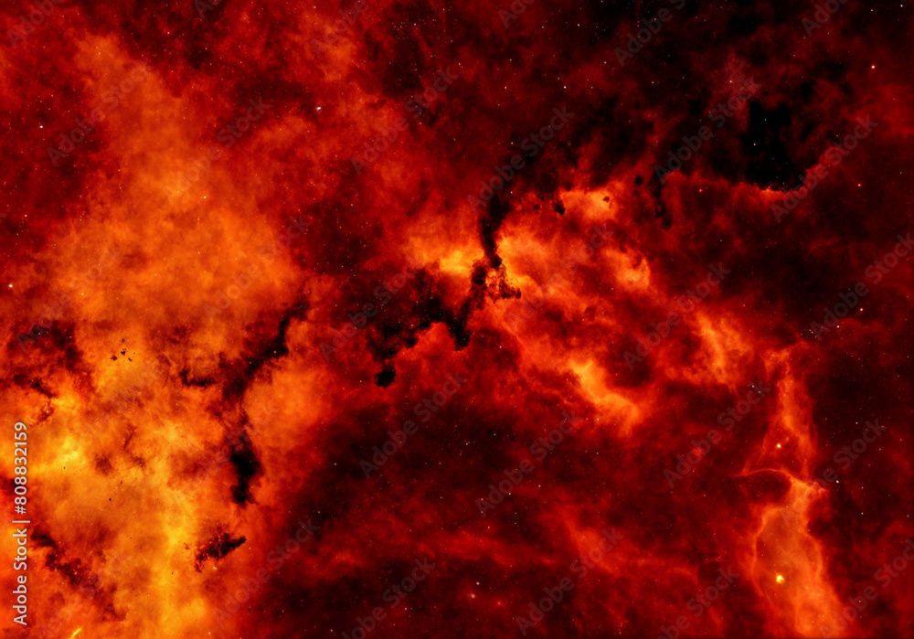 a nebula Fire background wallpaper