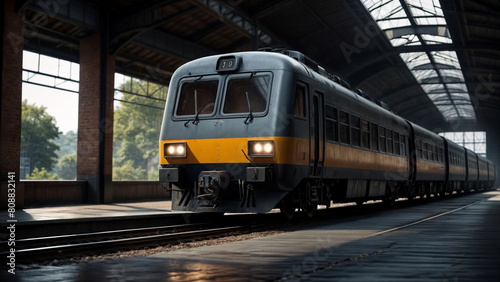 Image of a train at a station