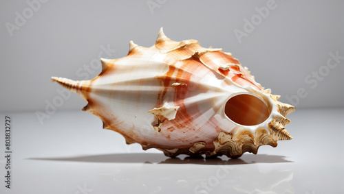 conch on whte background