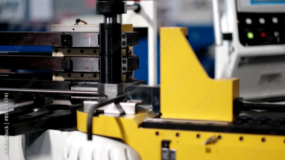 Industrial automatic CNC pipe bending machine. Industrial automatic CNC pipe bending machine.