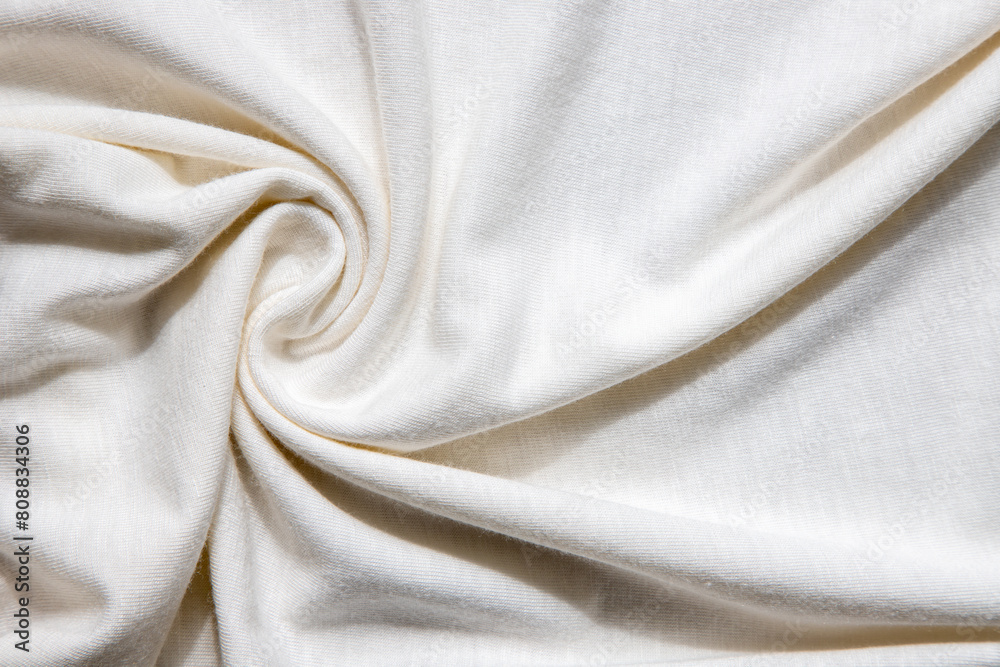 Fototapeta premium texture of white fabric background 