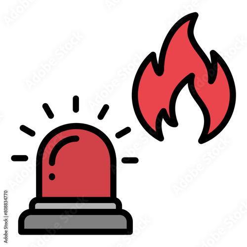 Emergency Response  Icon Element For Design