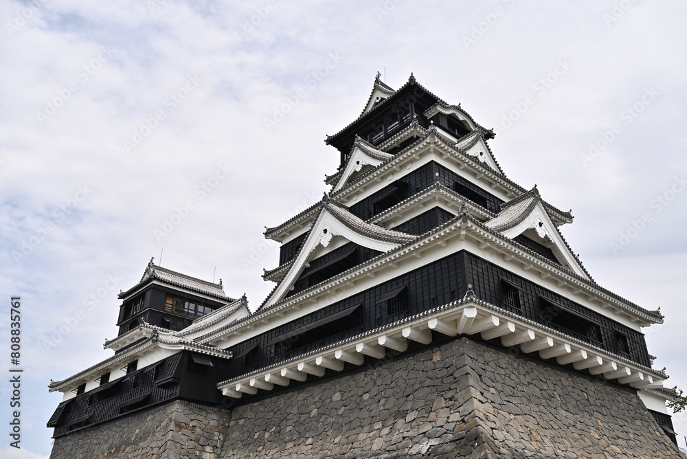 Kumamoto Castle, a famous landmark Kumamoto Castle, a famous landmark