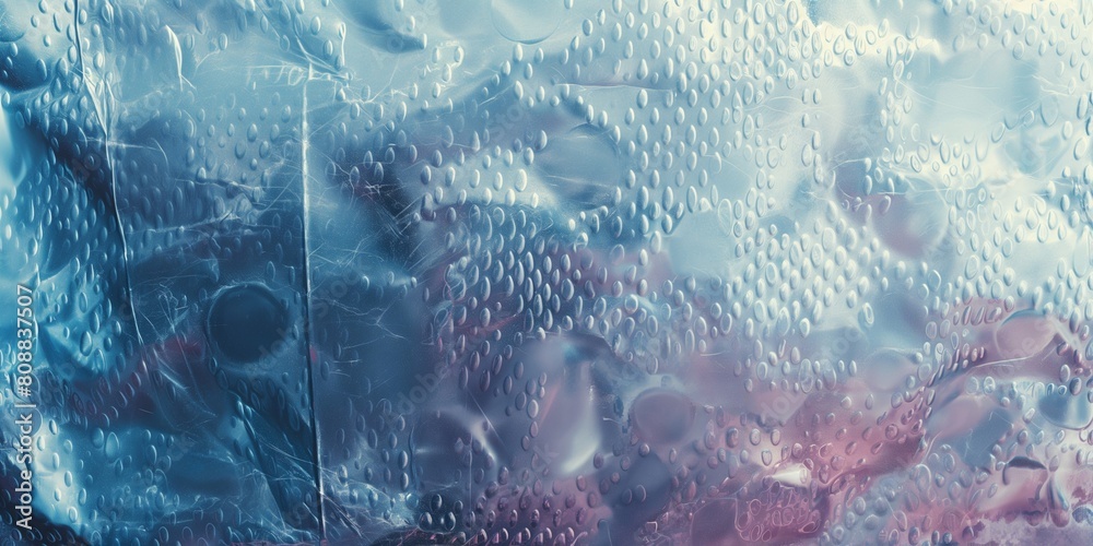 Packing Texture Translucent air cup bubble wrap packing texture background. blue white ...
