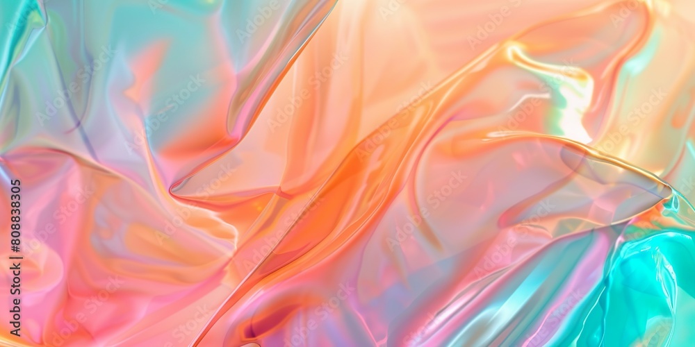 A colorful, flowing holographic background with a rainbow of colors. The background is a mix of blue, orange, and pink A colorful, flowing holographic background with a rainbow of colors. The background is a mix of blue, orange, and pink