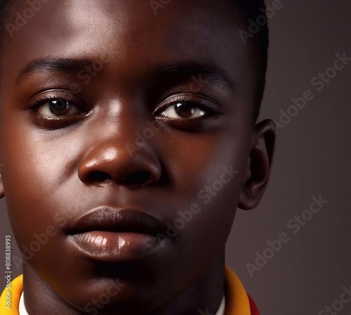 portrait of african boy