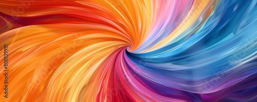 Mesmerizing swirls of color in a bright, abstract design, tailormade for engaging and vibrant advertising photo