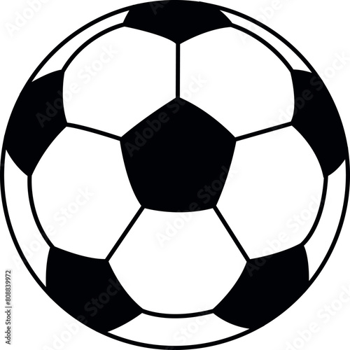 Soccer Ball Cut File, SVG file for Cricut and Silhouette , EPS , Vector, JPEG , Logo , T Shirt
