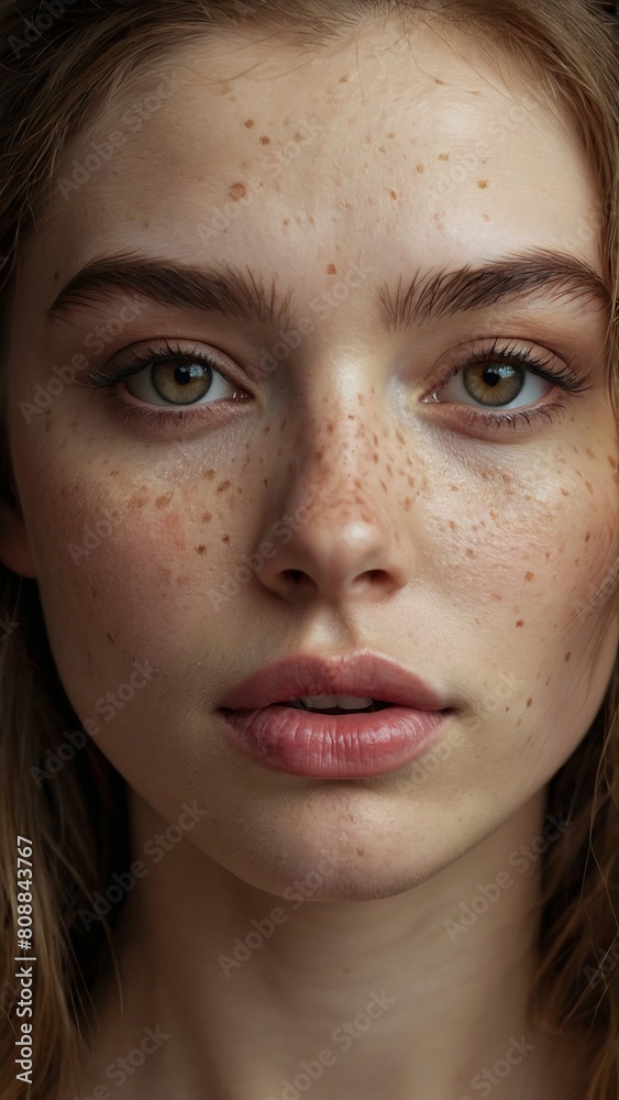 Portrait of a very beautiful girl, close-up, high detail.