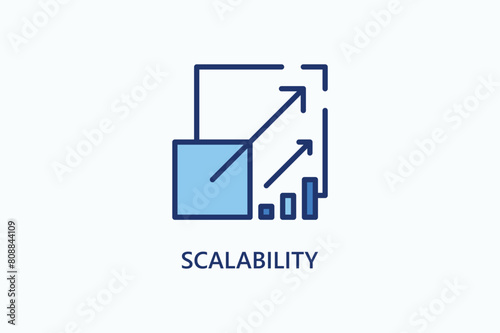 Scalability Vector Icon Or Logo Illustration
