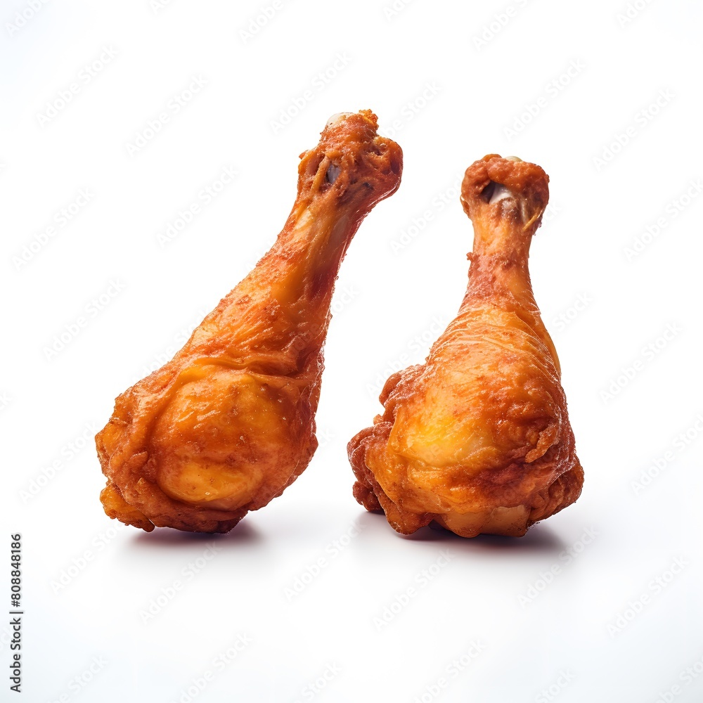 A fried chicken is shown with a piece of fried chicken.
A fried chicken is shown with a piece of fried chicken.