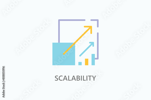 Scalability Vector Icon Or Logo Illustration