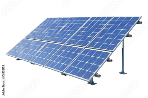 Solar Panels for Rooftops isolated on transparent background