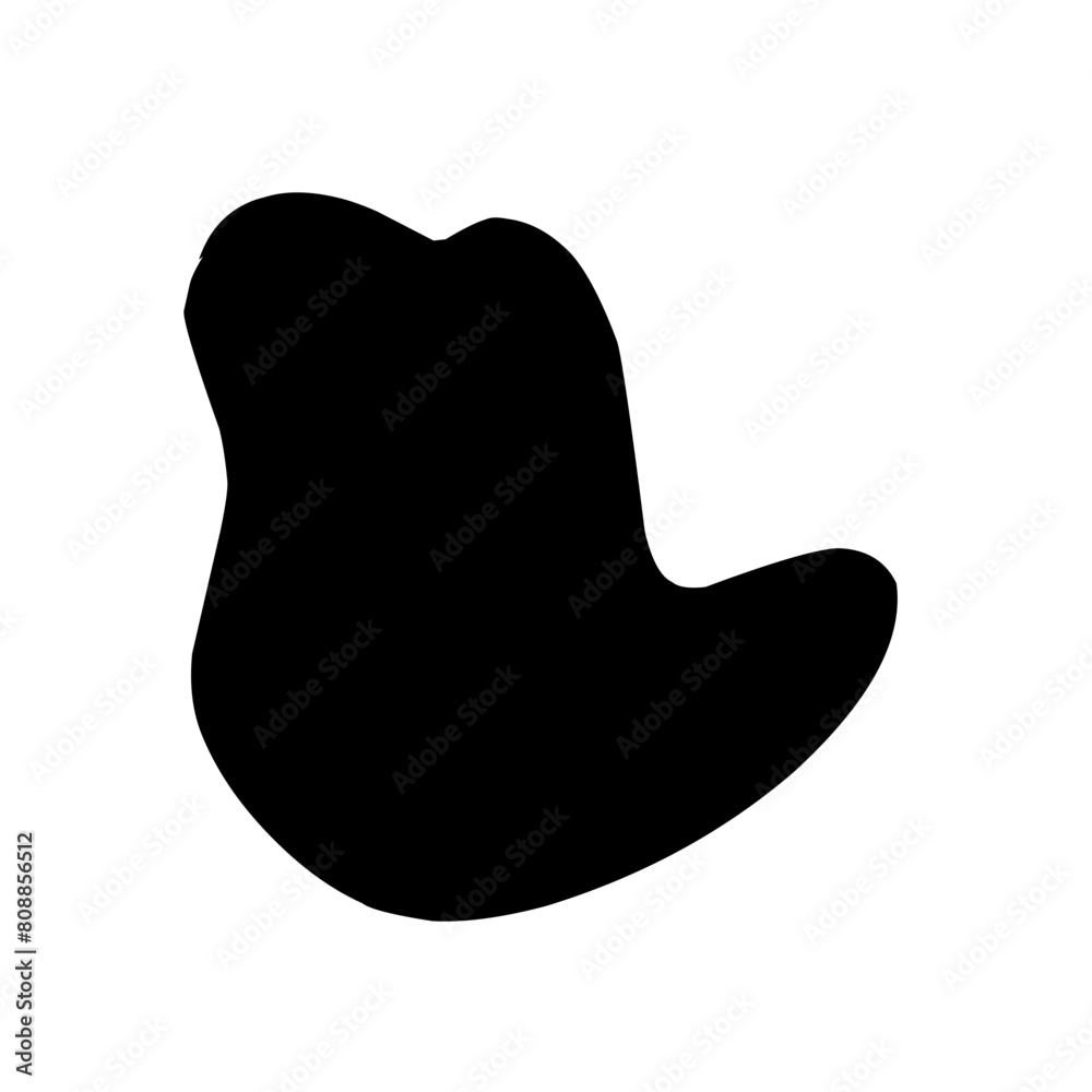 irregular black blob shape irregular black blob shape
