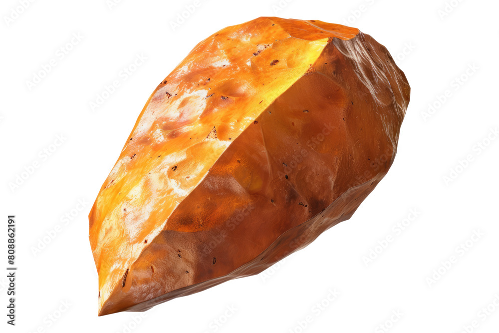Baked sweet potato isolated on transparent background Baked sweet potato isolated on transparent background
