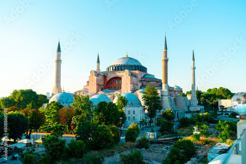 Hagia Sophia was formerly known as the Church of Holy Wisdom and the Hagia Sophia Museum. Its current name is Hagia Sophia Mosque. The mosque is located in Istanbul.