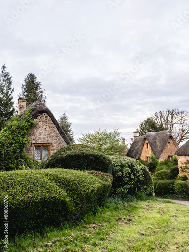 Cotswold Cottages In The Sleepy Village Of Great Tew, Oxfordshire
