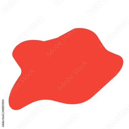 thick red liquid