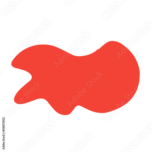 thick red liquid
