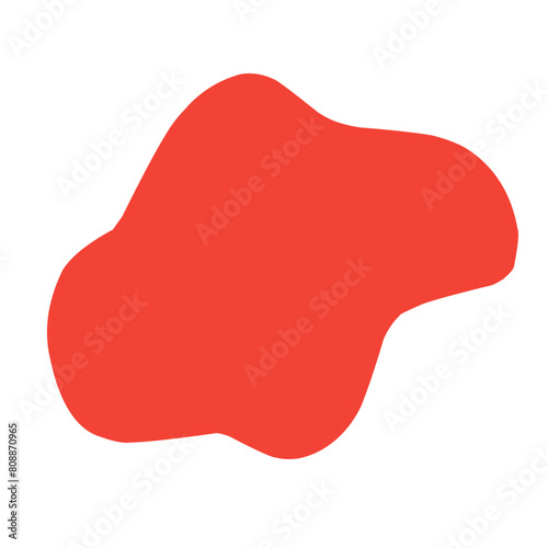 thick red liquid