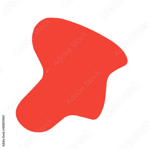thick red liquid