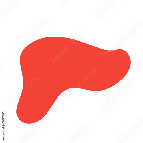 thick red liquid