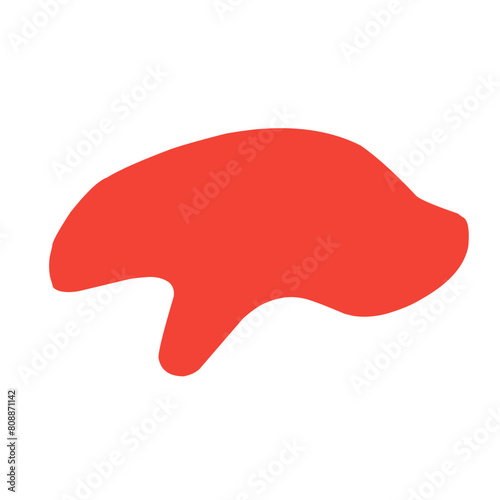 thick red liquid