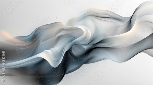 Design of a wave in black and white...