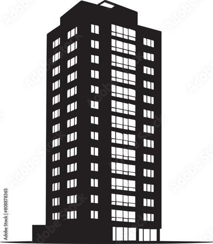 silhouette of a building