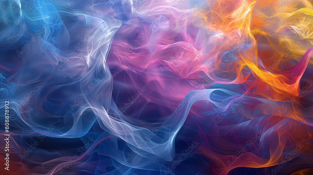 Flowing Silk Fabric in Vivid Colors Flowing Silk Fabric in Vivid Colors