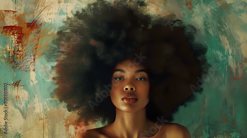 Bold and Beautiful: Rocking a Stunning Large Afro Hairstyle with Pride