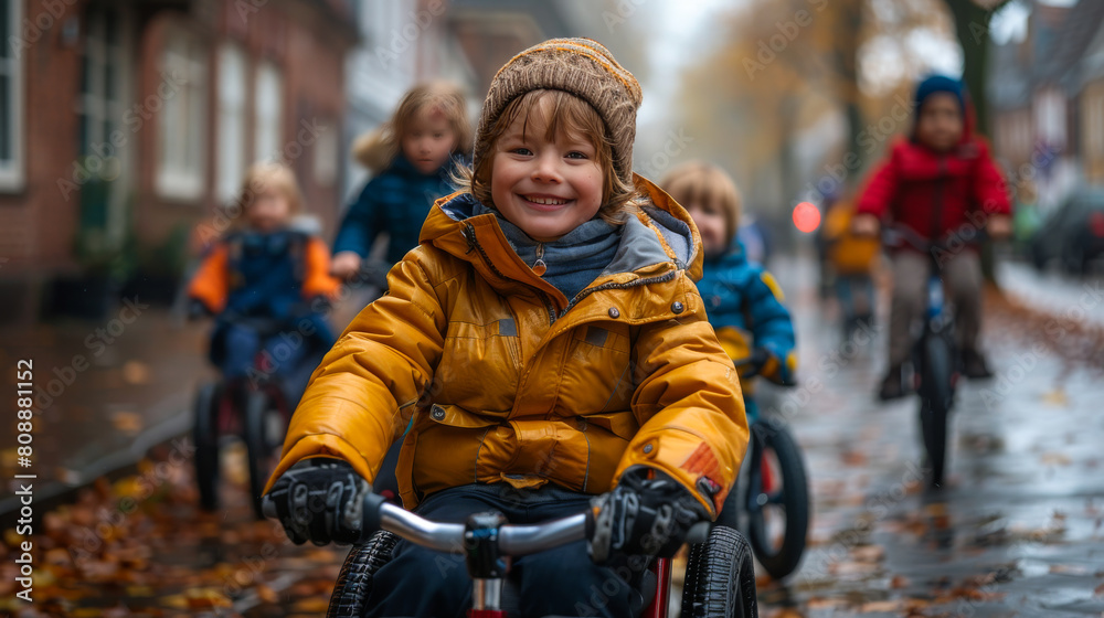 Obraz premium Collective Learning: Embracing Inclusive Classroom Engagement