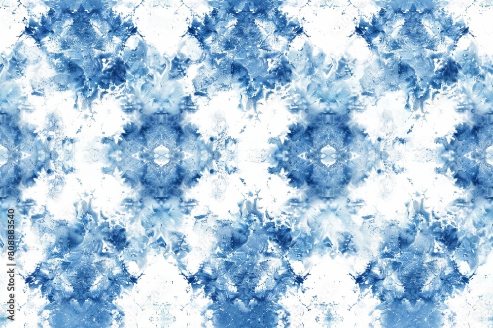 Obraz premium Seamless pattern blue and white